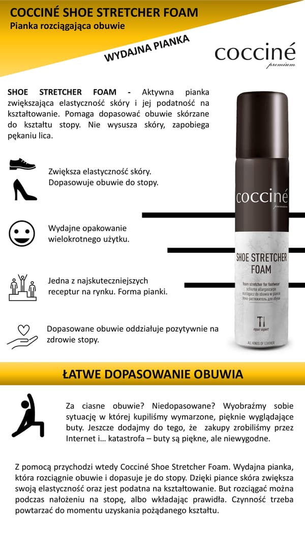 COCCINE SKOBÄRARE I SKUM