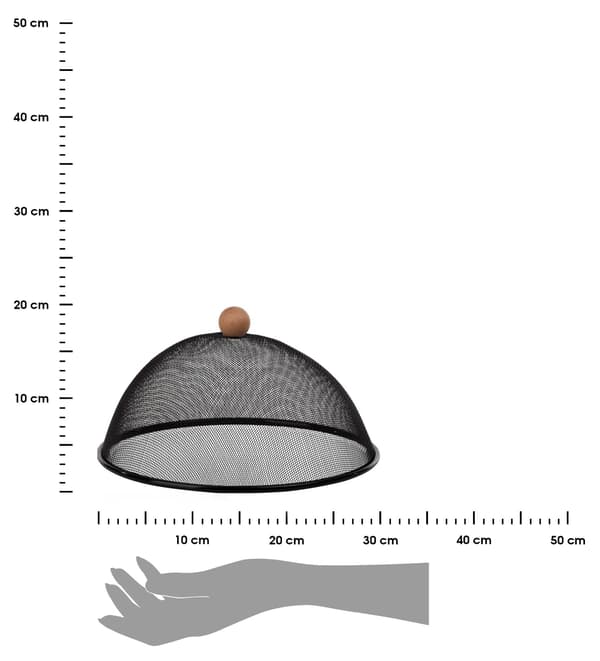 Metalllock för mat 30 cm