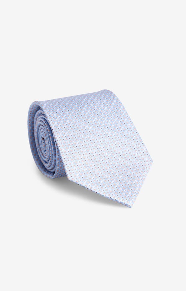 Prikket silkeslips, one size fits all
