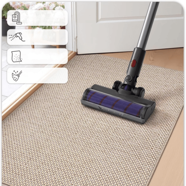 Dørmåtte med gummibagside til entre, 120x65 cm, beige