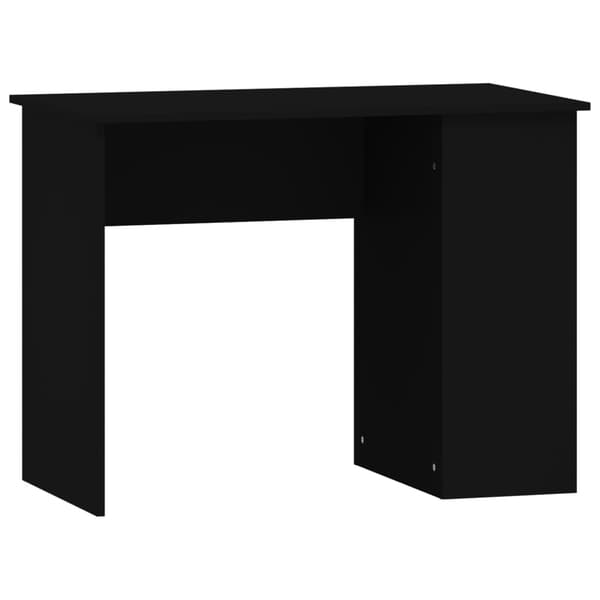 vidaXL skrivebord, sort, 100x55x75 cm, træbaseret materiale