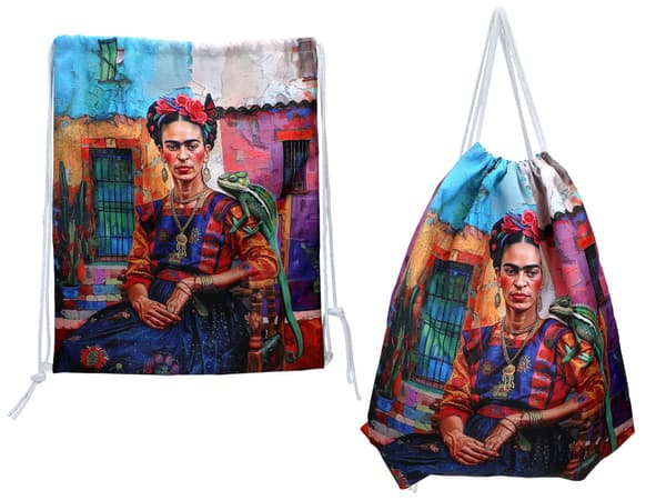 Carmani, ryggväska 36x43cm - Frida Kahlo
