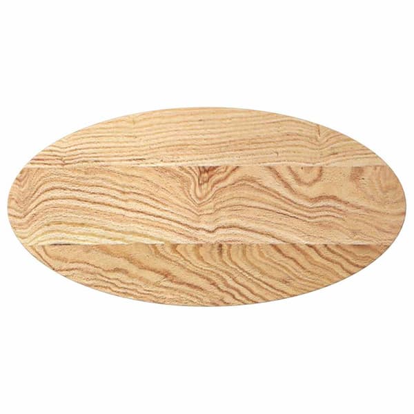 vidaXL bordplade 80x40x2 cm oval i egetræ