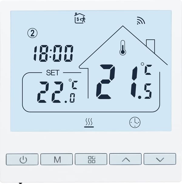 Beok Alexa, Google 3A TOL47WIFI Programmerbar WiFi-rumstermostat
