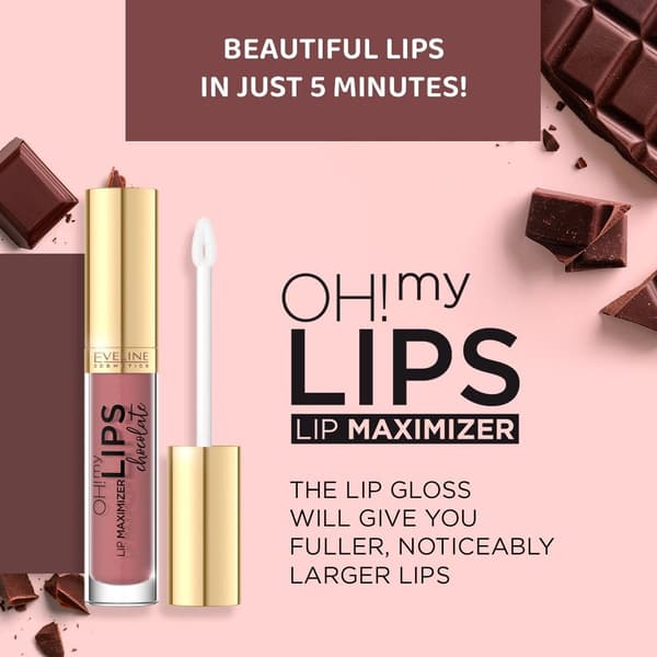 Læbefyldende lipgloss med chili- og chokoladeduft