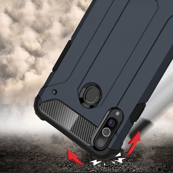 TECH ARMOR cover til Samsung Galaxy A20S, Mørkeblå