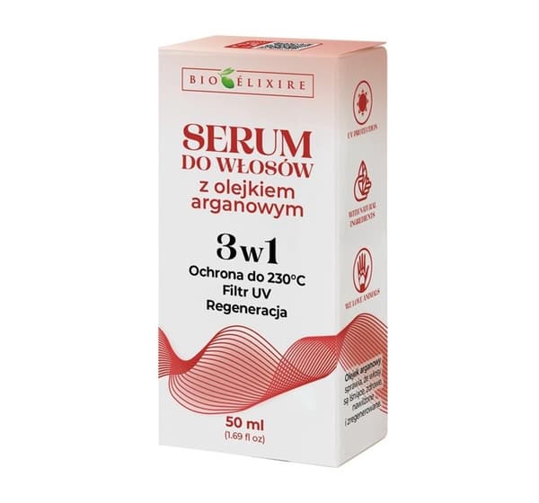 Bioelixir serum med arganolie til hår 3 i 1 50 ml