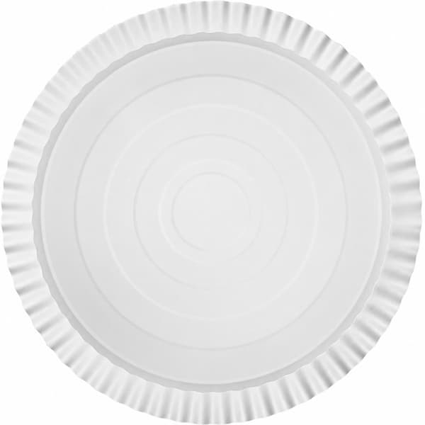 Engangstallerken af pap, hvid, 30 cm, 100 stk.