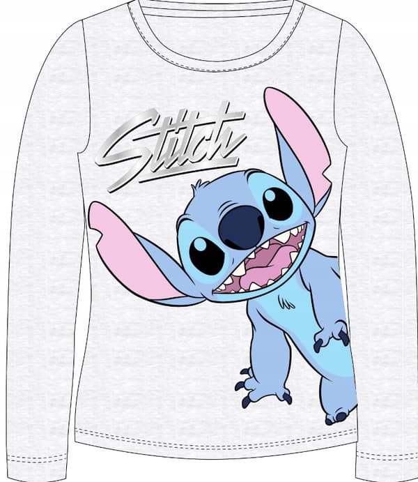 STITCH STICZ FLICKBLUS, långärmad, BOMULL, grå 98 D060L