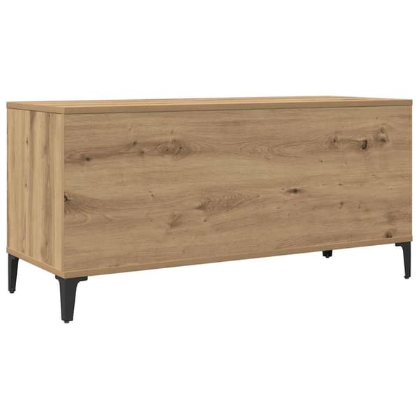 vidaXL pladeskab Artisan egetræ 100x38x48 cm