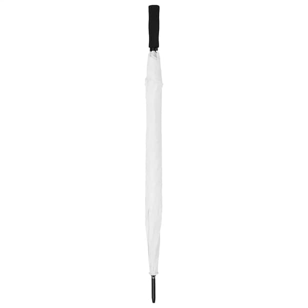 vidaXL paraply hvid, 130 cm