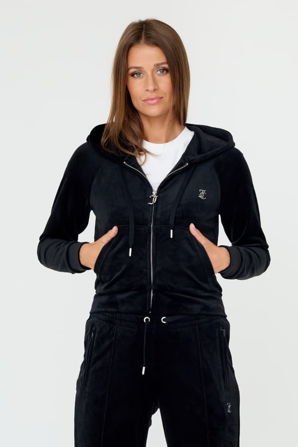 Juicy Couture Sort Dame Sweatshirt Madison M