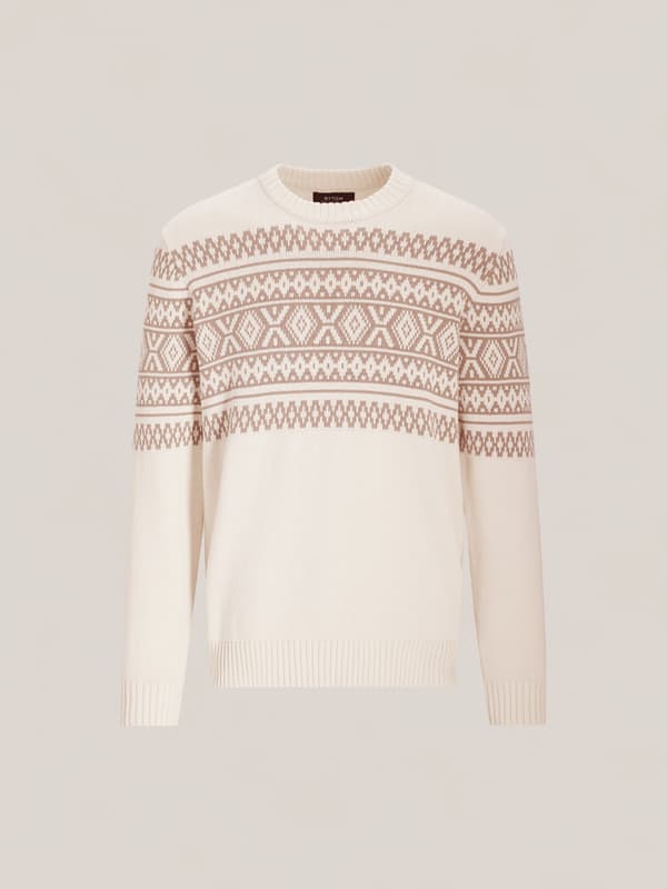 BEIGE GIENMORE TRØJE XXL