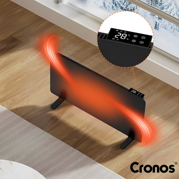 Cronos CH-2000RTWP täysmusta sähkölämmitin