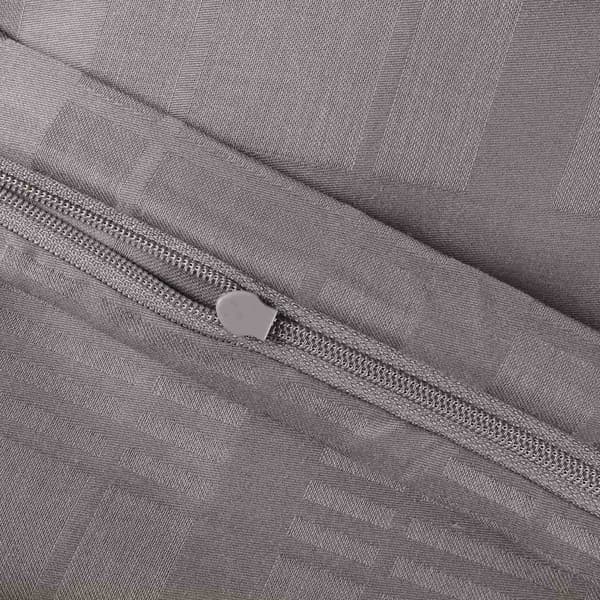 Bomullssängkläder 180x200 satin Marsela Premium - makosatin grå