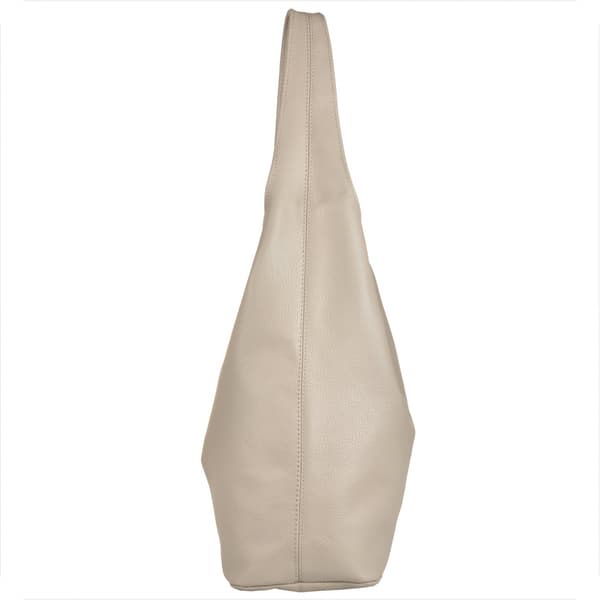Beige nahkalaukku
