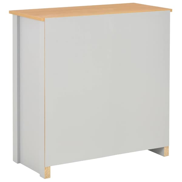 vidaXL Skåp, Grå, 79 x 35 x 81 cm