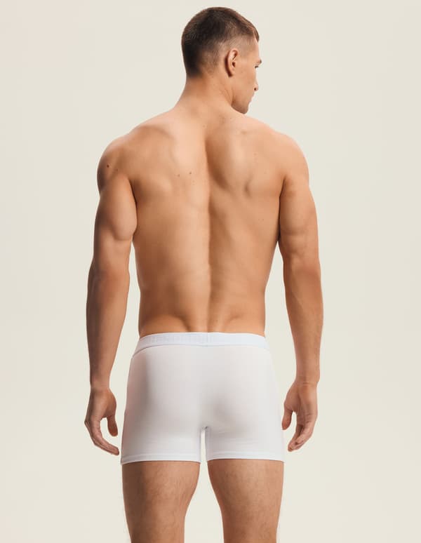 Henderson Move Boxershorts (Långa Ben) 2-pack | Vit M