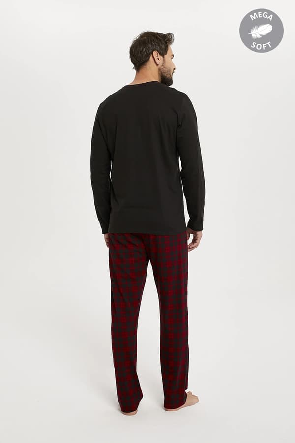 Zeman herrpyjamas långärmad, långbyxor XXL