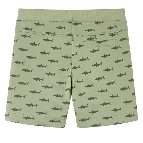 Børneshorts med snøre, lys khaki, 116