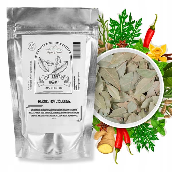 Aromatisk tørret laurbærbladskrydderi - 50 g