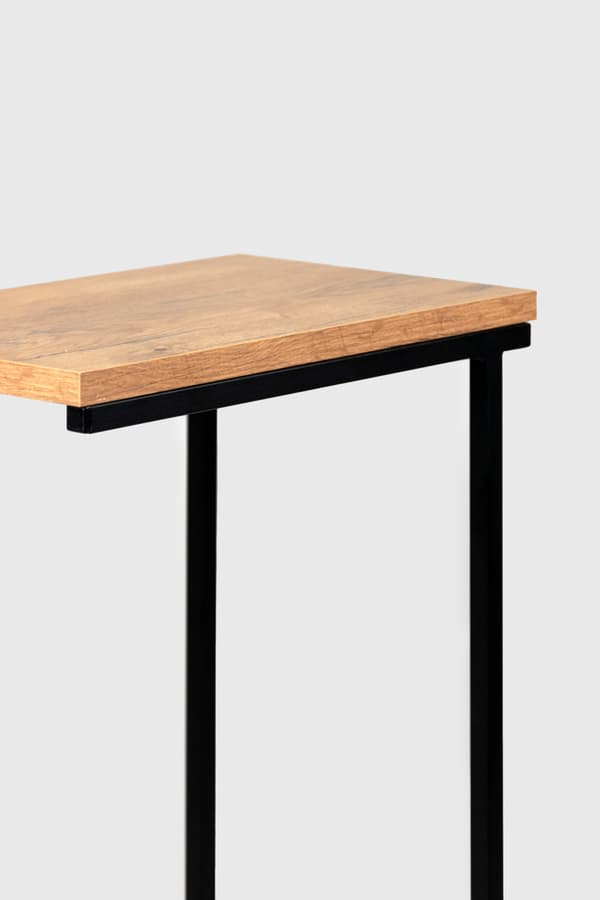 Your Loft Design sidebord sort lyst træ Sierra 40x25x60