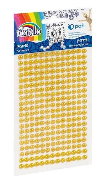 FIORELLO gule selvklæbende perler
