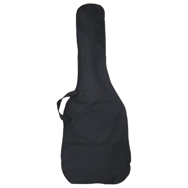 vidaXL Nybörjarbasgitarr med väska, brun, 4/4, 46"