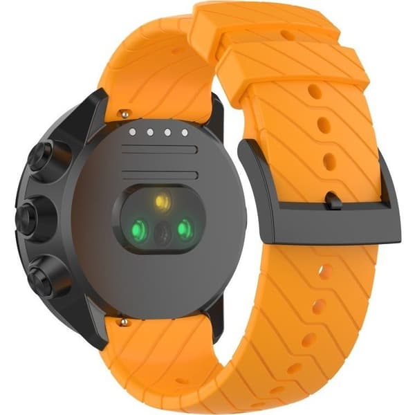 Silikone rem til Suunto 9 24 mm - Orange