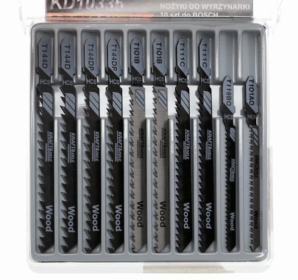 Sticksågbladssats 10 delar KD10336