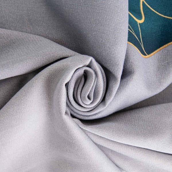 Bäddset 140x200 SATIN 100% BOMULL stora löv gröna