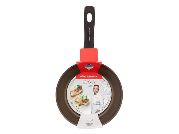 Cava aluminium stegepande 16 cm