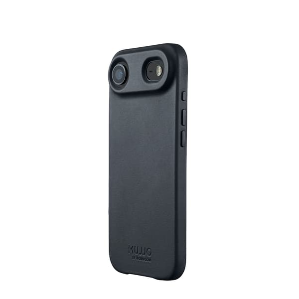 MUJJO iPhone 17 Air Læderetui Basalt