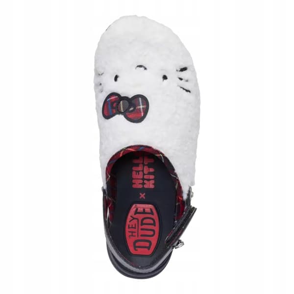 HEYDUDE HELLO KITTY DELRAY TRÄSKOR 44843 |39| VIT SVART