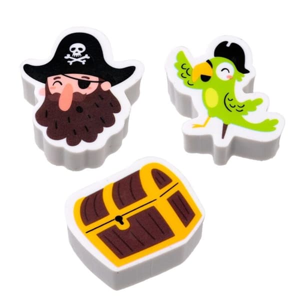 PKSTA351 Jolly Roger viskelæder sæt med 3