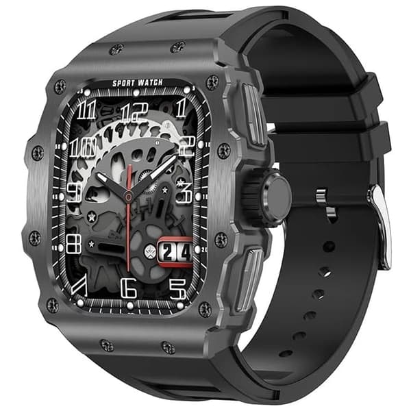 [pacza] Smartwatch herr sportklocka AK65 Amoled 1.95'' D1168