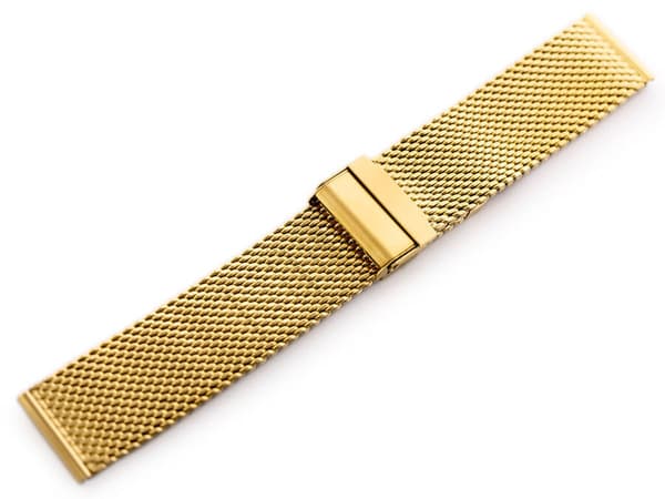 Armbånd Pacific 10 - mesh HQ - guld 24mm