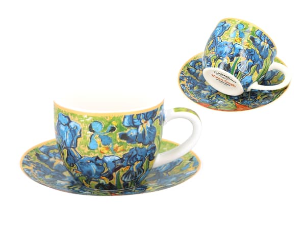 Espressokop og underkop - V. van Gogh, Iriser (CARMANI)