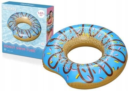 DONUT SVØMMERING BRUN/BLÅ 107CM 8079