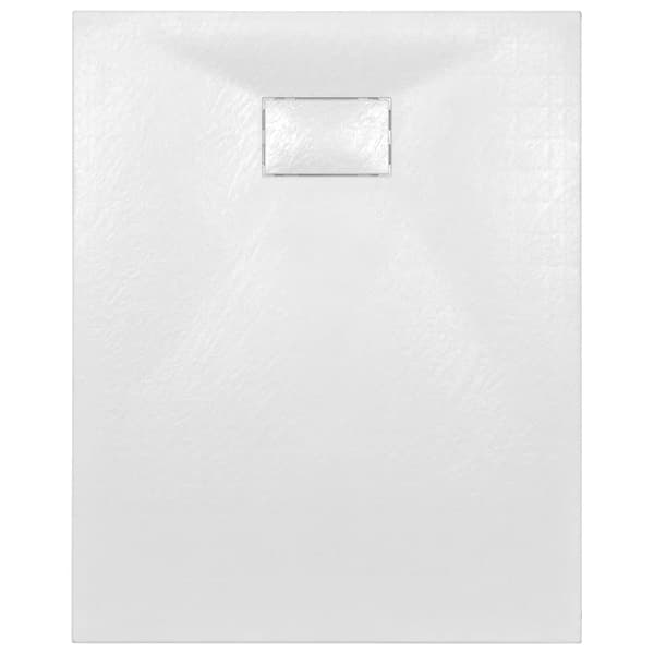 vidaXL Duschkar, SMC, Vit, 100 x 80 cm