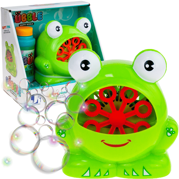 TG57809 FROG BUBBLE MASKIN TVÅLBUBBLOR + VÄTSKA