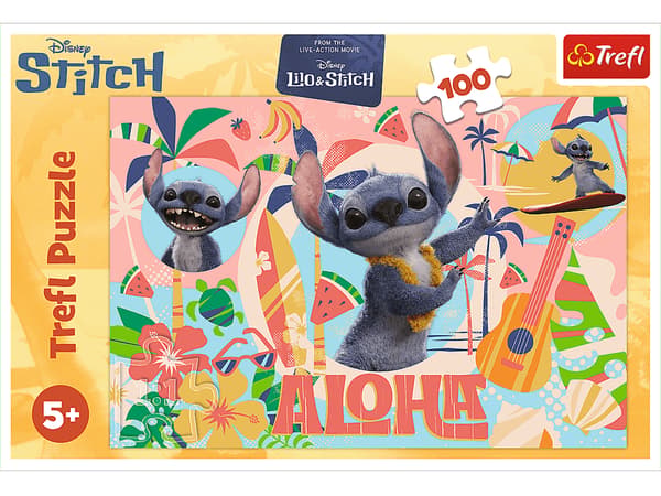 Trefl Pussel Lilo & Stitch 100 Bitar Aloha Stitch och Vänner Disney