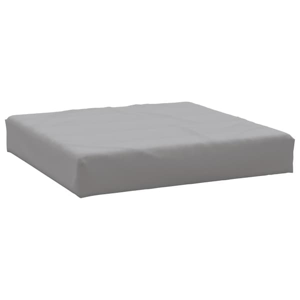 vidaXL Pallsoffkuddar, set om 3, grå, tyg