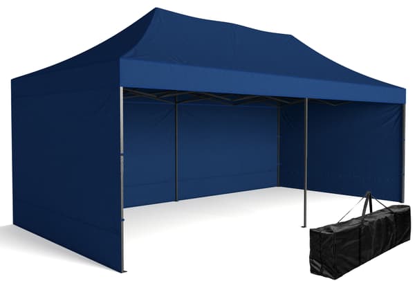 Pikaostospaviljonki - 3x6 m - sininen