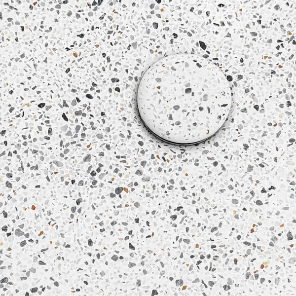 Terrazzo bordvask med prop - Aquaterris