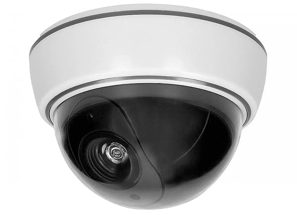 Trådløst Dummy CCTV LED Dome-kamera med batteridrift