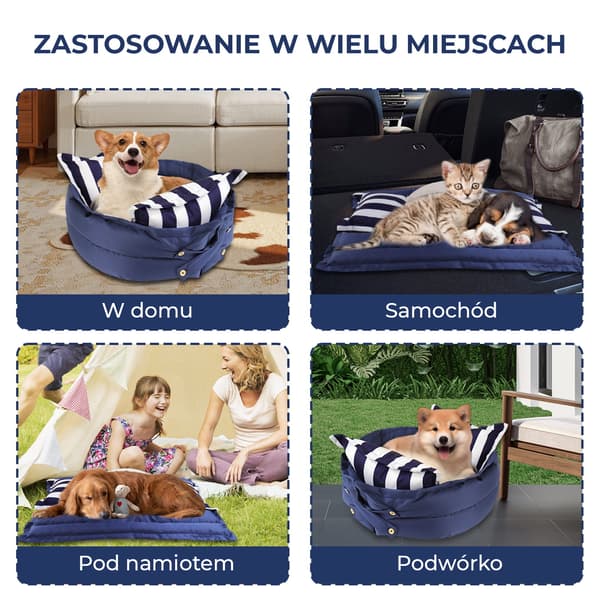2-in-1 lemmikkimatto ja -sänky