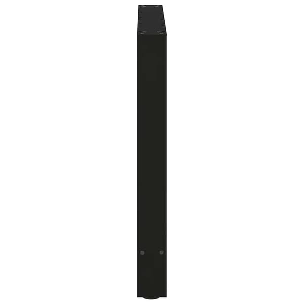 vidaXL sofabordsben sort 2 stk. 80x(72-73) cm stål