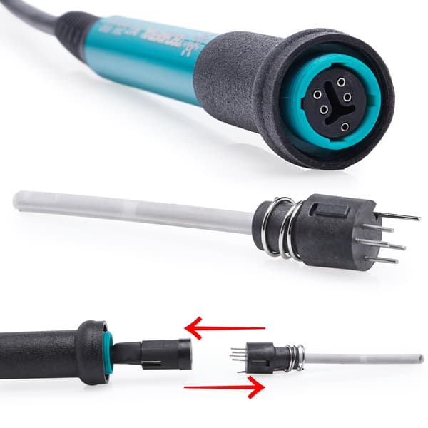 TECHREBAL 936-spids loddestation med et stort loddesæt MAX PACK KIT-2022-4