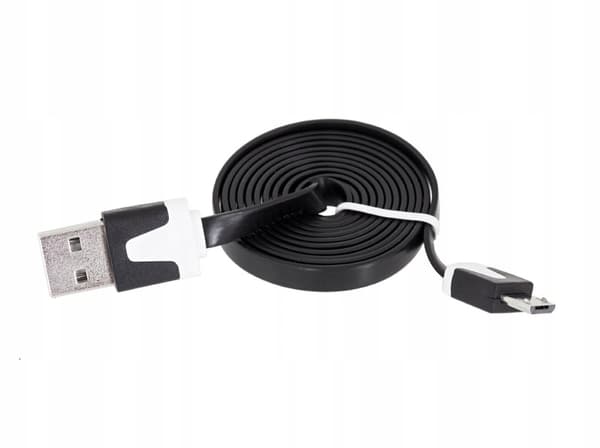 PLAT MICROUSB 2.0 1M LADDNINGSKABEL